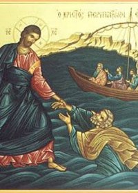 Ježiš chodí po mori