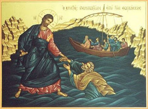 Ježiš chodí po mori