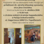 25. výročie kňazskej chirotónie
